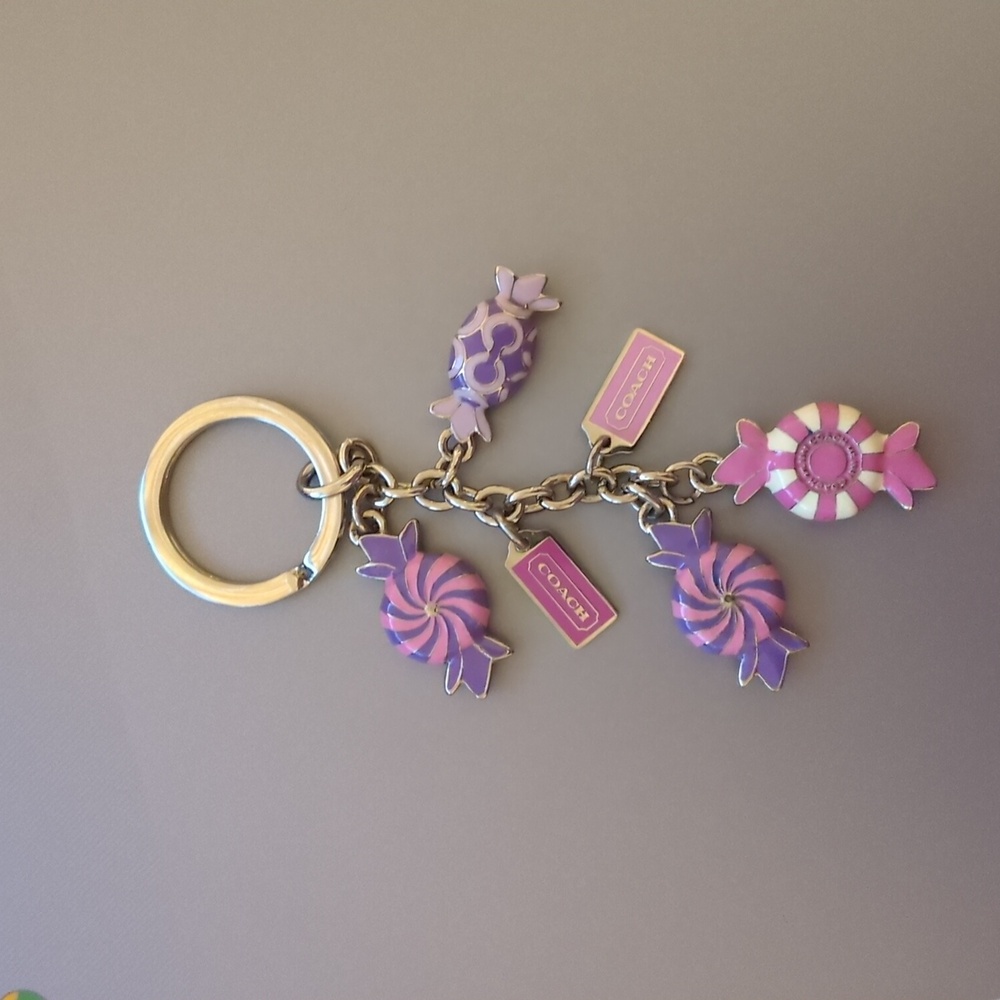 COACH Candy Keychain Purse Charm RARE - Picture 10 of 11